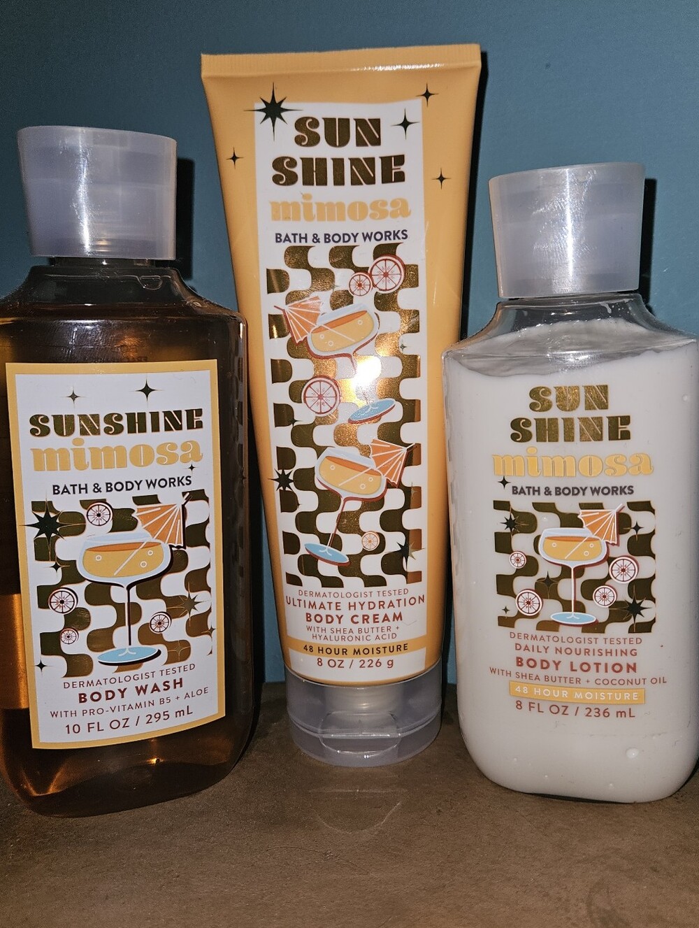 Sun Shine Mimosa Body Care Trio